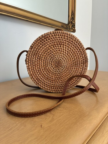 Bali bag round wicker - bag,