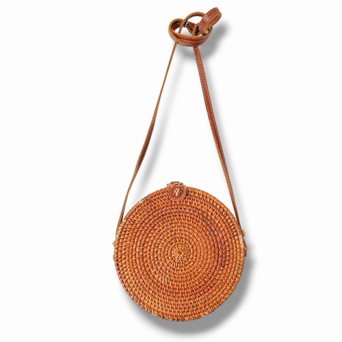 Vintage style round rattan - style,